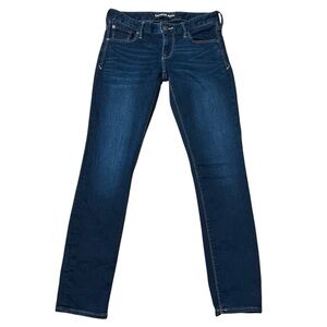Express Super Soft Low Rise Dark Wash Super Skinny Jeans Size 2